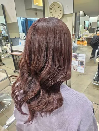 セミロング カラー 原 大樹のヘアスタイル