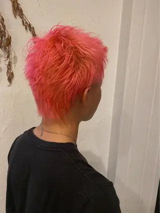 ショート カラー メンズ ネイル 豊橋美容院 ソンリエのヘアスタイル