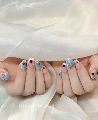 ネイル Lavender nail·中島公園のネイルデザイン