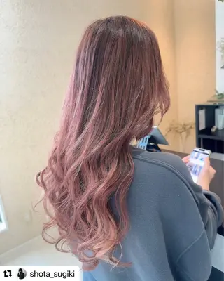 セミロング SHOTA SUGIKIのヘアスタイル