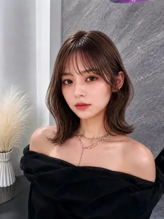 ショート カラー ヘアアレンジ 🤍韓国風レイヤー/ 艶髪🤍鳥越美羽のヘアスタイル