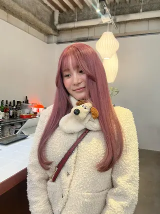 ロング カラー Sanaダブルカラー ✨️パルコ徒歩1分のヘアスタイル