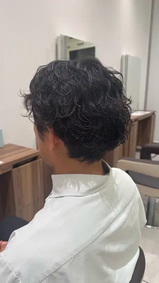 パーマ メンズ 薮押 いづみのヘアスタイル