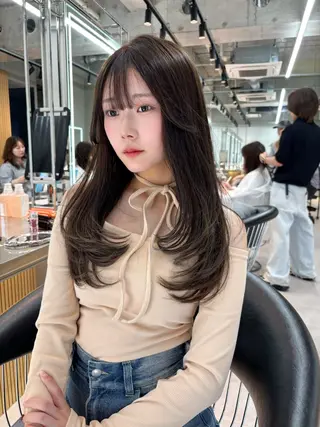 ミディアム カラー 【博多髪質改善】 吉村 清志のヘアスタイル