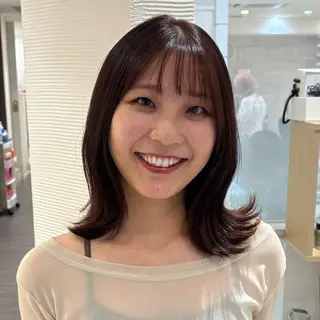 ミディアム カラー 似合わせカラー/艶髪 /垢抜け/銀座/カナのヘアスタイル