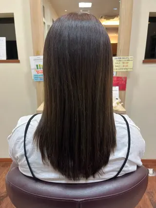 ロング カラー 水口 真穂のヘアスタイル