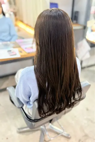 ロング カラー 菊地 紗矢のヘアスタイル