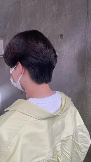 パーマ メンズ もりたみかこ 美容師お休み中のヘアスタイル