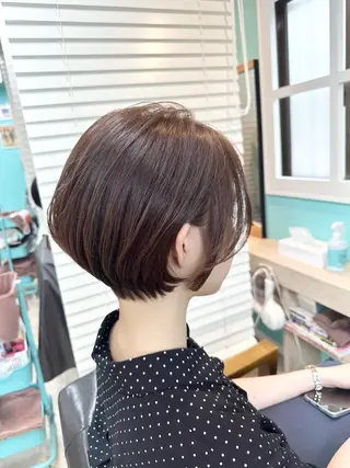 ショート カラー 柳井 健太のヘアスタイル