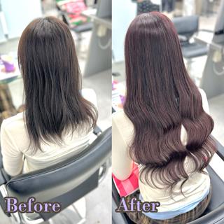 ヘアメ🎀ハイトーン 🩵エクステ🪄しほのヘアスタイル