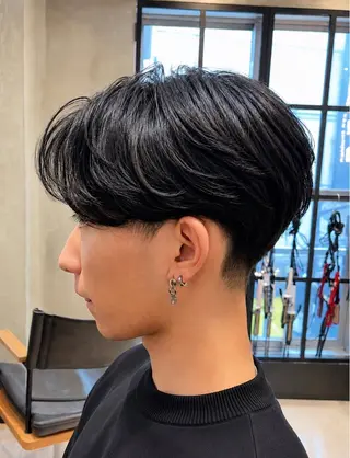 ショート パーマ メンズ 新宿メンズ専門 モテ清潔感パーマ特化のヘアスタイル