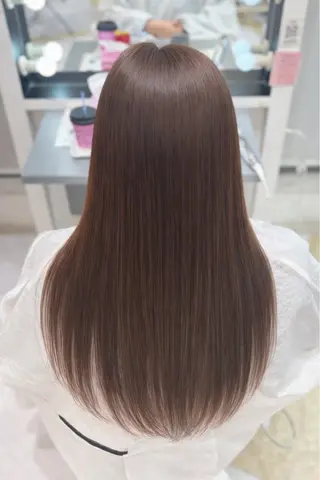 ロング カラー 佐伯 青空のヘアスタイル