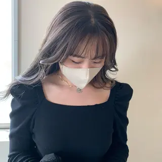 ロング カラー 本間 結衣のヘアスタイル