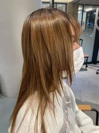 セミロング unopulir 景山 凌のヘアスタイル