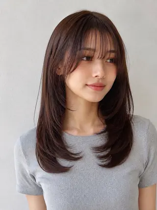 セミロング カラー maison ema 🌸Nodokaのヘアスタイル