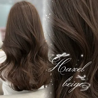 カラー 🤍名駅/Wカラー/ 透明感/ベージュ🤍のヘアスタイル