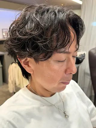 パーマ メンズ Li'a【リア】 ANNAのヘアスタイル