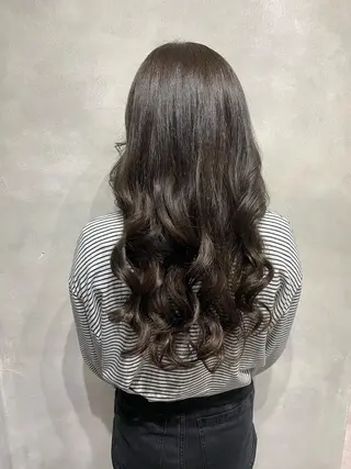 セミロング カラー ヘアアレンジ FAAM Tsuneのヘアスタイル