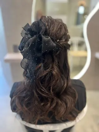 ロング 小池 夏美のヘアスタイル