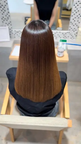 ロング 髪質改善・ クロスパーマ◎倉澤のヘアスタイル