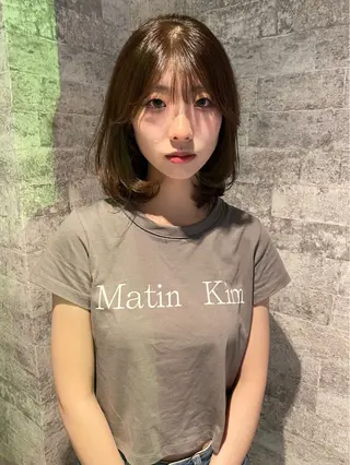 ミディアム カラー mai / linoah˚✧のヘアスタイル