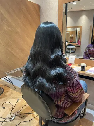 ロング 透明感カラー🇰🇷 レイヤー✨桑原　研太のヘアスタイル