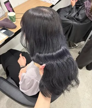 ロング miku/ラベンダー 透明感カラー🪻❤︎のヘアスタイル