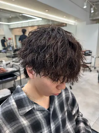 パーマ メンズ 大宮メンズ特化/パー マ職人/小川藍人のヘアスタイル