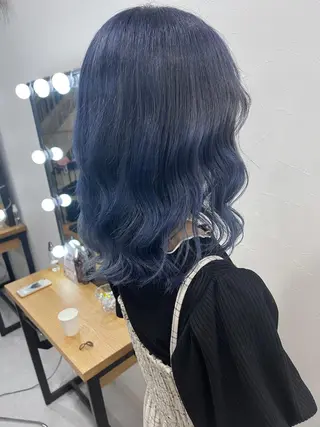 セミロング バレイヤージュ特化/ アキラのヘアスタイル