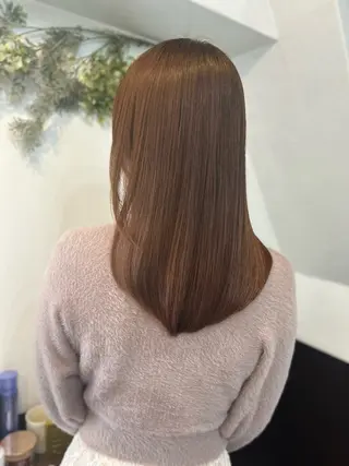 ミディアム カラー 🕊mtm🫧梅田/ 定額制/透明感/艶髪のヘアスタイル