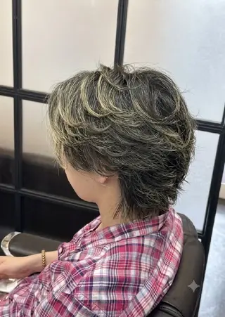 カラー ショート メンズ 💈伊藤 亜輝💈のヘアスタイル