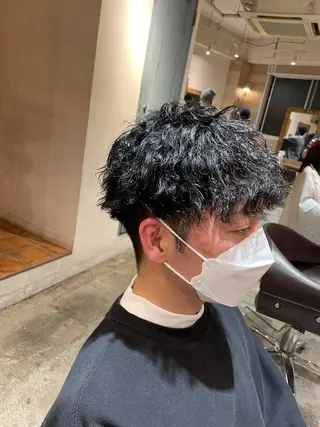 パーマ メンズ 優真/難波で 1番パーマが上手いのヘアスタイル