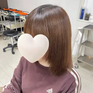 ミディアム アミーベル🧸🧡 本店✂️しおりのヘアスタイル