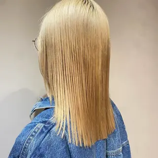 セミロング カラー HIBIKI / 透明感カラーのヘアスタイル