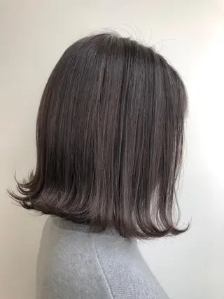 ミディアム カラー 【透明感、艶髪】西村 有司のヘアスタイル