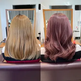 ロング カラー HAREru. モデル募集【戸塚】のヘアスタイル