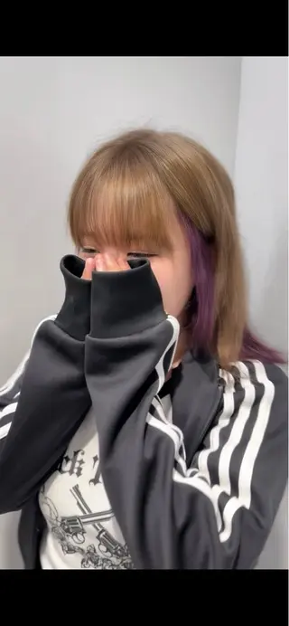 セミロング カラー 髙木 利央のヘアスタイル