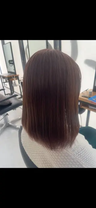 ミディアム カラー 赤み消しカラー /美 髪☘️Reika☘️のヘアスタイル