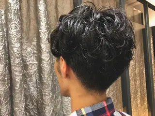 パーマ メンズ くるくるパーマ aikoのヘアスタイル