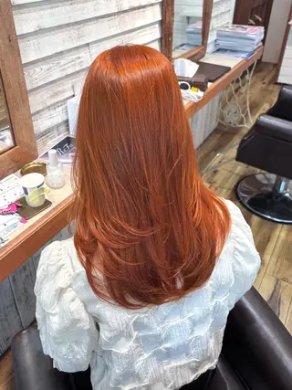 ミディアム カラー &.越冨 レイヤー/ 顔周り特化/髪質改善のヘアスタイル