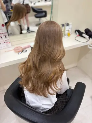 カラー ベージュ・ラベンダー カラー🎀りりのヘアスタイル
