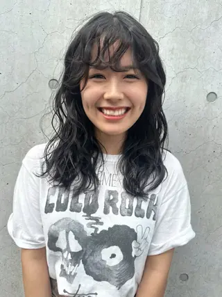 ミディアム カラー 浅井咲良/栄・矢場町 /カラーモデルのヘアスタイル