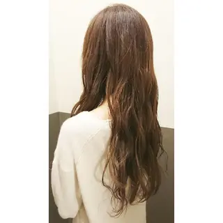 ロング カラー 三好 麻美のヘアスタイル