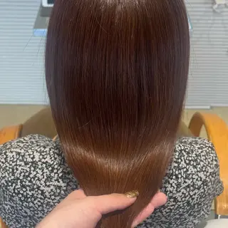 セミロング カラー 淡色┊︎ナチュラル 🧁奈那美🧁*.゜のヘアスタイル