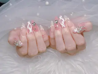 カラー ロング yuna ユナのネイルデザイン