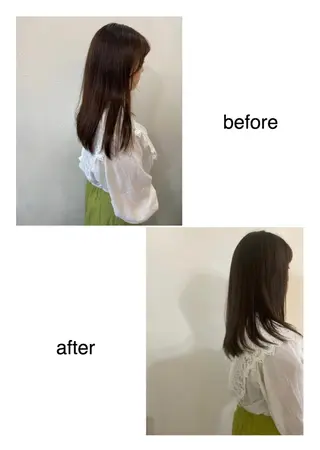 セミロング 植野/新宿 高田馬場のヘアスタイル