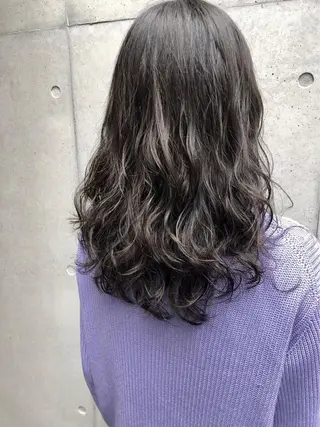 セミロング パーマ ボブパーマコテ巻き風 パーマNo1深江秀平のヘアスタイル