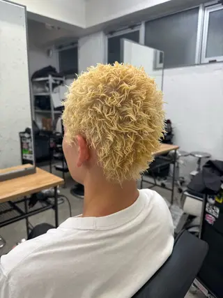 ショート カラー パーマ メンズ 💈メンズ特化💈 TASUKUのヘアスタイル