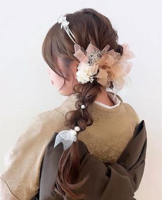 セミロング 【新宿ヘアメイク】 mayuのヘアスタイル