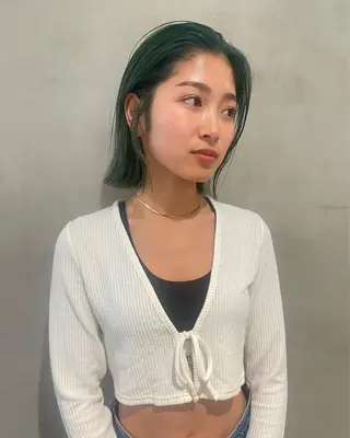 ミディアム 🎀海外ヘア/表参道 Satone🎀のヘアスタイル